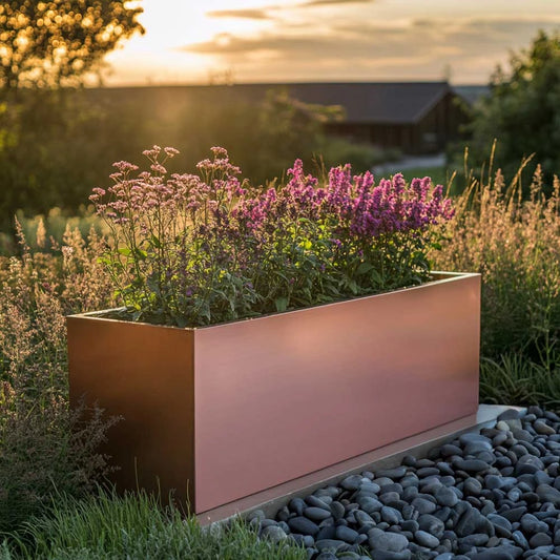 Rose Gold planter