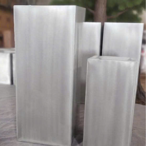Titanium planter