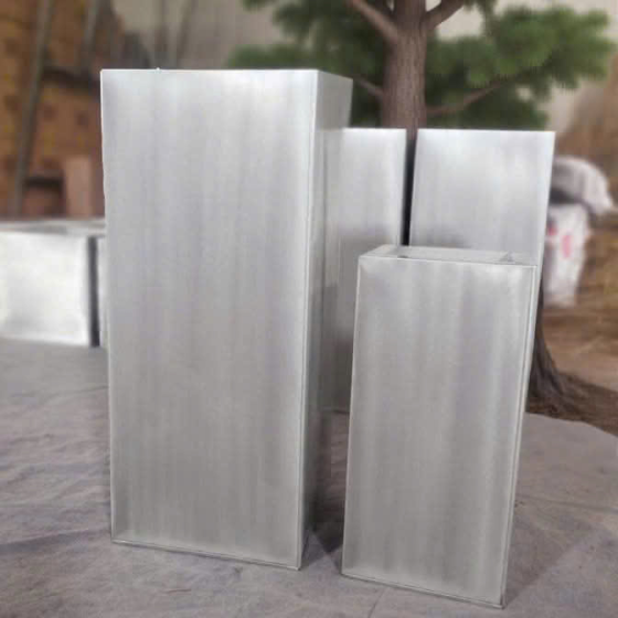 Titanium planter