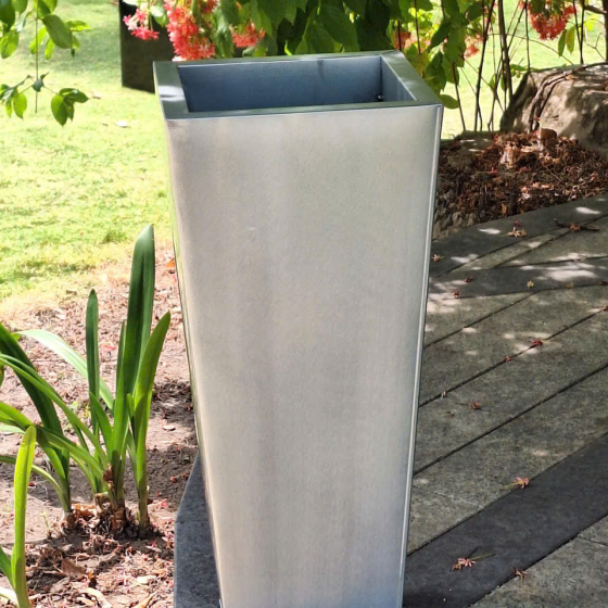 Titanium planter