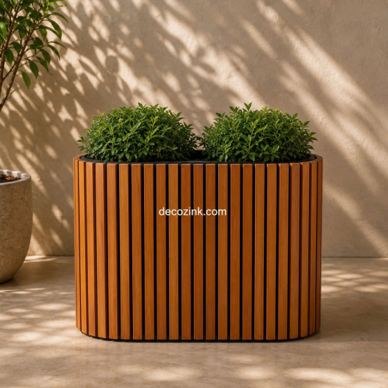Wooden planters