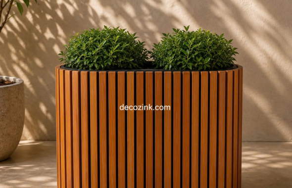 Wooden planters