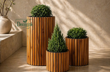 Wooden planters